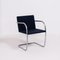 Navy Fabric Brno Dining Chairs by Ludwig Mies Van Der Rohe for Knoll, Set of 4 4