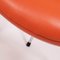 Orange Leather Series 7 Dining Chair by Arne Jacobsen for Fritz Hansen, Image 7