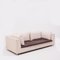 Ivory and Brown Feng Three-Seat Sofa by Didier Gomez for Ligne Roset 2