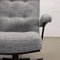 Metal Fabric Swivel Armchair, Italy, 1960s, Image 7