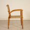 Vintage Beech Chair, Italy, 1940s 9