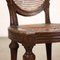 Neoclassical Walnut Chairs, Italy, 18th Century, Set of 2 6