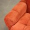 Fabric Foam Armchairs, Italy, 1970s, Set of 2 4