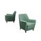 Foam & Fabric Armchairs, Italy, Set of 2 1