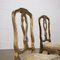 Chaises du 20ème Siècle en Bois Doré, Italie 3