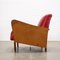 Wood & Brass Armchair, Italy 3