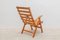 Solid Pine Slat Folding Outdoor Chairs, 1950s, Set of 4, Image 6
