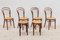 Austrian Vienna Chairs and Two Stools by by Le Corbusier for Thonet, Set of 6 2