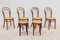 Austrian Vienna Chairs and Two Stools by by Le Corbusier for Thonet, Set of 6, Image 2