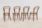 Austrian Vienna Chairs and Two Stools by by Le Corbusier for Thonet, Set of 6 7