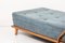 German Studio Daybed in Light Blue Romo Fabric, 1950s 13