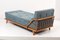 German Studio Daybed in Light Blue Romo Fabric, 1950s, Image 9