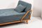 German Studio Daybed in Light Blue Romo Fabric, 1950s 6