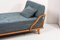 German Studio Daybed in Light Blue Romo Fabric, 1950s, Image 6