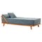 German Studio Daybed in Light Blue Romo Fabric, 1950s 1