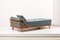 German Studio Daybed in Light Blue Romo Fabric, 1950s 19