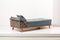 German Studio Daybed in Light Blue Romo Fabric, 1950s, Image 19