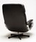 Danish Black Leather Lounge Chair 5