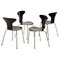 3105 Mosquito Esszimmerstühle von Arne Jacobsen, 4er Set 1
