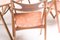 Sawbuck Chairs by Hans J. Wegner, Set of 4 5