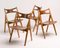 Sawbuck Chairs by Hans J. Wegner, Set of 4 6