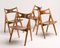 Sawbuck Chairs by Hans J. Wegner, Set of 4, Image 6