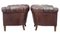 Early 20th Century Leather Lounge Armchairs, Set of 2, Image 6