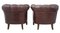 Early 20th Century Leather Lounge Armchairs, Set of 2, Image 5