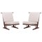 American Conoid Lounge Chairs by George Nakashima Woodworkers, Set of 2 1