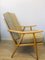 Yellow-Beige Boomerang Armchair from Ton, 1960s 4