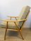 Yellow-Beige Boomerang Armchair from Ton, 1960s 9