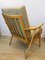 Gelb-Beige Boomerang Sessel von Ton, 1960er 7