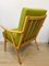 Green Boomerang Armchair from Ton, 1960s 8