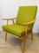 Green Boomerang Armchair from Ton, 1960s, Image 12