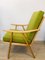 Green Boomerang Armchair from Ton, 1960s, Image 13