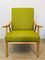 Green Boomerang Armchair from Ton, 1960s, Image 6