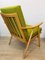 Green Boomerang Armchair from Ton, 1960s, Image 4