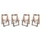 Trieste Chairs in the Style of Aldo Jacober, 1960s, Set of 4 1