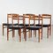 Dining Chairs in Rosewood by Carl Ekström for Albin Johansson & Söner, Set of 5 1