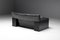 Italian Black Leather Brigadier Loveseat by Cini Boeri for Knoll 8