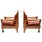 Art Deco Club Chairs, Europe, 1960s, Set of 2 1