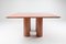 Red Travertine Il Colonato Dining Table by Mario Bellini 3