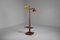 PJ-100101 Standard Lamp in Solid Teak with Yellow Shade by Pierre Jeanneret 5