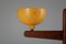 Lampada PJ-100101 in teak massiccio con paralume giallo di Pierre Jeanneret, Immagine 15