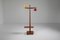 PJ-100101 Standard Lamp in Solid Teak with Yellow Shade by Pierre Jeanneret 2