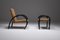 Rustic Modern Armchairs with Ottoman, Set of 4 6