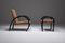 Rustic Modern Armchairs with Ottoman, Set of 4, Image 6