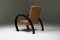 Rustikale moderne Sessel mit Fußhocker, 4er Set 7