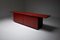 Red Lacquer Sideboard by Giotto Stoppino for Acerbis, Image 2