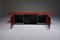 Red Lacquer Sideboard by Giotto Stoppino for Acerbis 5
